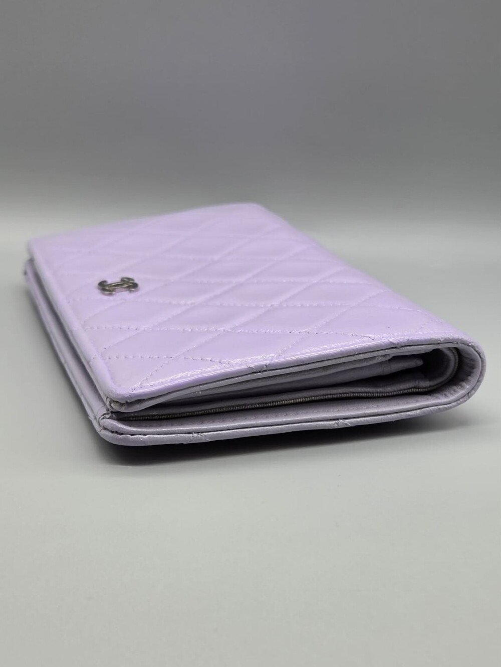 🟣Chanel Purple Learher Clutch/Wallet🟣 - Picture 12 of 16